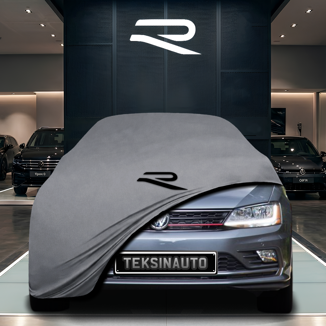 Volkswagen Jetta 6 (2010-2018) Custom Fit Indoor Car Cover Soft Stretch Black Gray Blue Red Dust Protection Garage Cover Laser Cut + Bag