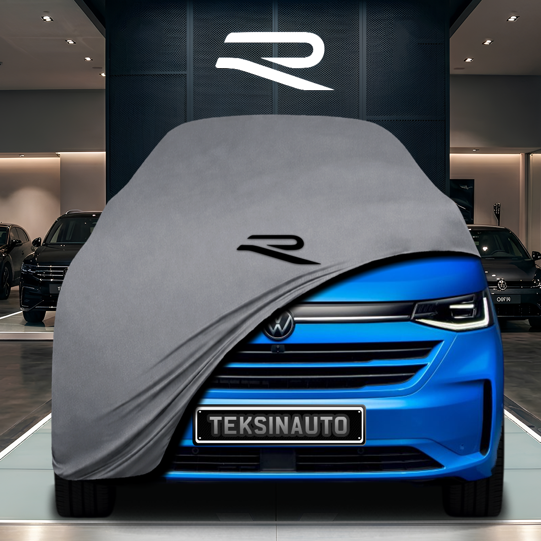 Volkswagen Caravelle T7 Custom Fit Indoor Car Cover Soft Stretch Black Gray Blue Red Dust Protection Garage Cover Laser Cut + Bag