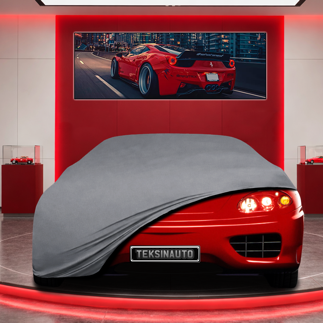 Ferrari 360 Modena Custom Fit Indoor Car Cover Soft Stretch Black Gray Blue Red Dust Protection Garage Cover Laser Cut + Bag