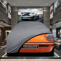 PORSCHE 911 TARGA (G) Custom Fit Indoor Car Cover Soft Stretch Black Gray Blue Red Dust Protection Garage Cover Laser Cut + Bag