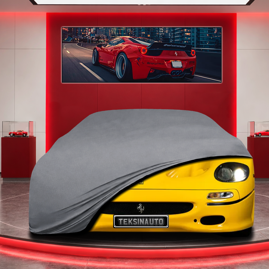 Ferrari F50 Custom Fit Indoor Car Cover Soft Stretch Black Gray Blue Red Dust Protection Garage Cover Laser Cut + Bag