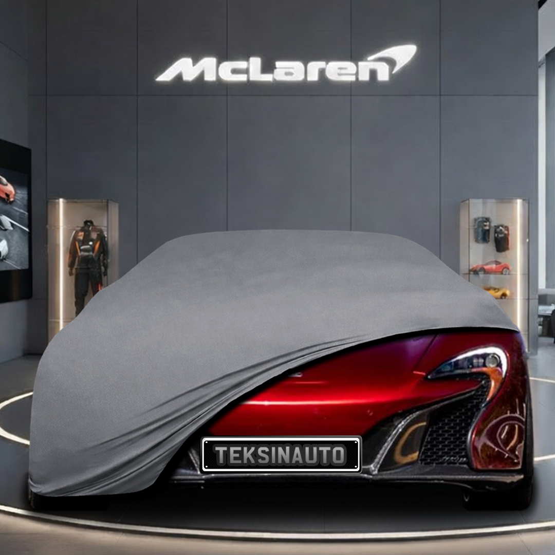McLaren 650S (2014-2017) Custom Fit Indoor Car Cover Soft Stretch Black Gray Blue Red Dust Protection Garage Cover Laser Cut + Bag
