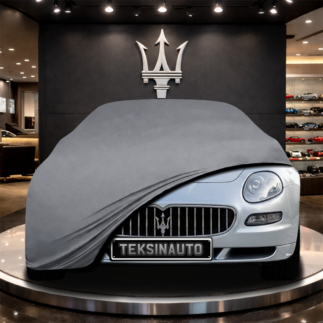 MASERATİ GRANSPORT (2004-2007) Custom Fit Indoor Car Cover Soft Stretch Black Gray Blue Red Dust Protection Garage Cover Laser Cut + Bag