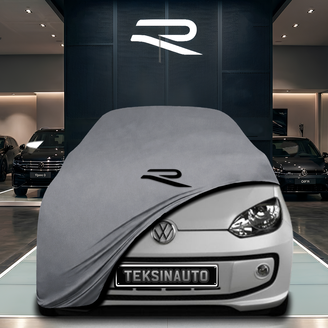 Volkswagen UP Custom Fit Indoor Car Cover Soft Stretch Black Gray Blue Red Dust Protection Garage Cover Laser Cut + Bag