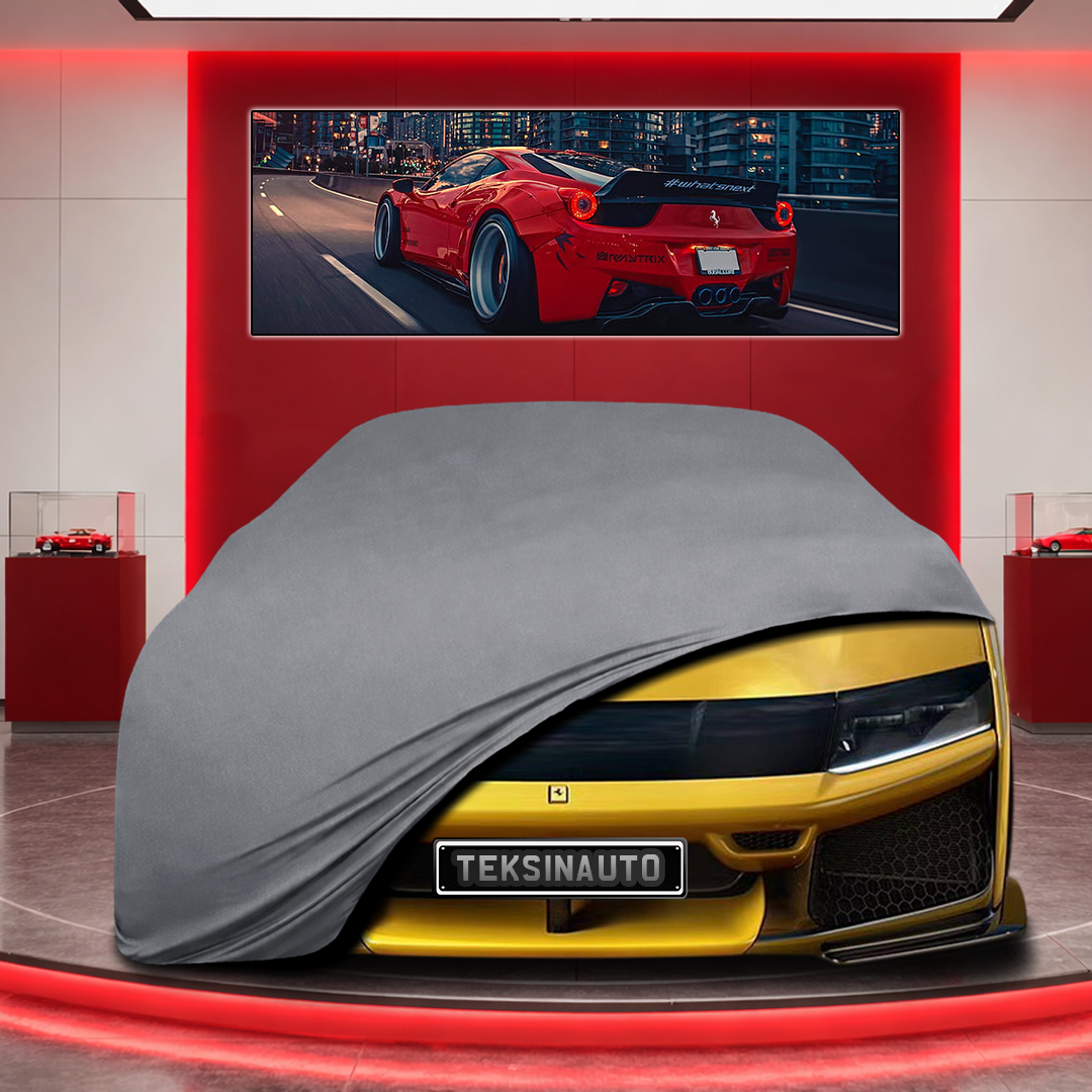 Ferrari F80 Custom Fit Indoor Car Cover Soft Stretch Black Gray Blue Red Dust Protection Garage Cover Laser Cut + Bag