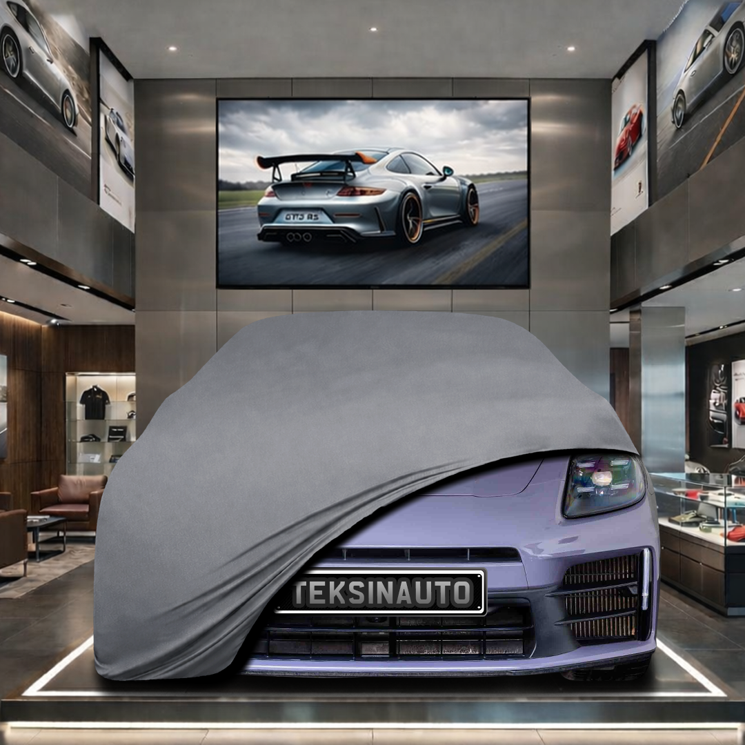 PORSCHE PANAMERA G3 Custom Fit Indoor Car Cover Soft Stretch Black Gray Blue Red Dust Protection Garage Cover Laser Cut + Bag