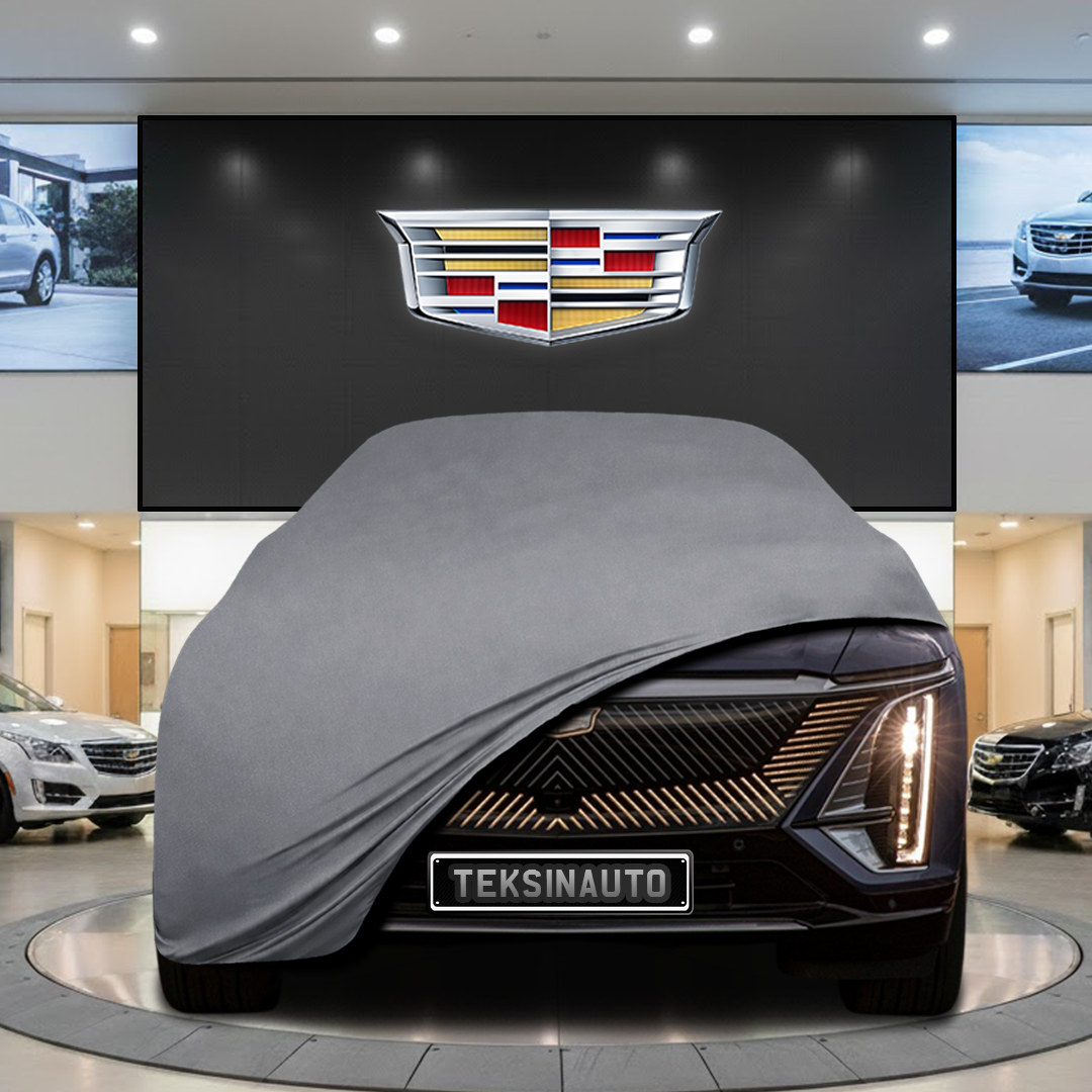 Cadillac LYRIQ (2022) Custom Fit Indoor Car Cover Soft Stretch Black Gray Blue Red Dust Protection Garage Cover Laser Cut + Bag