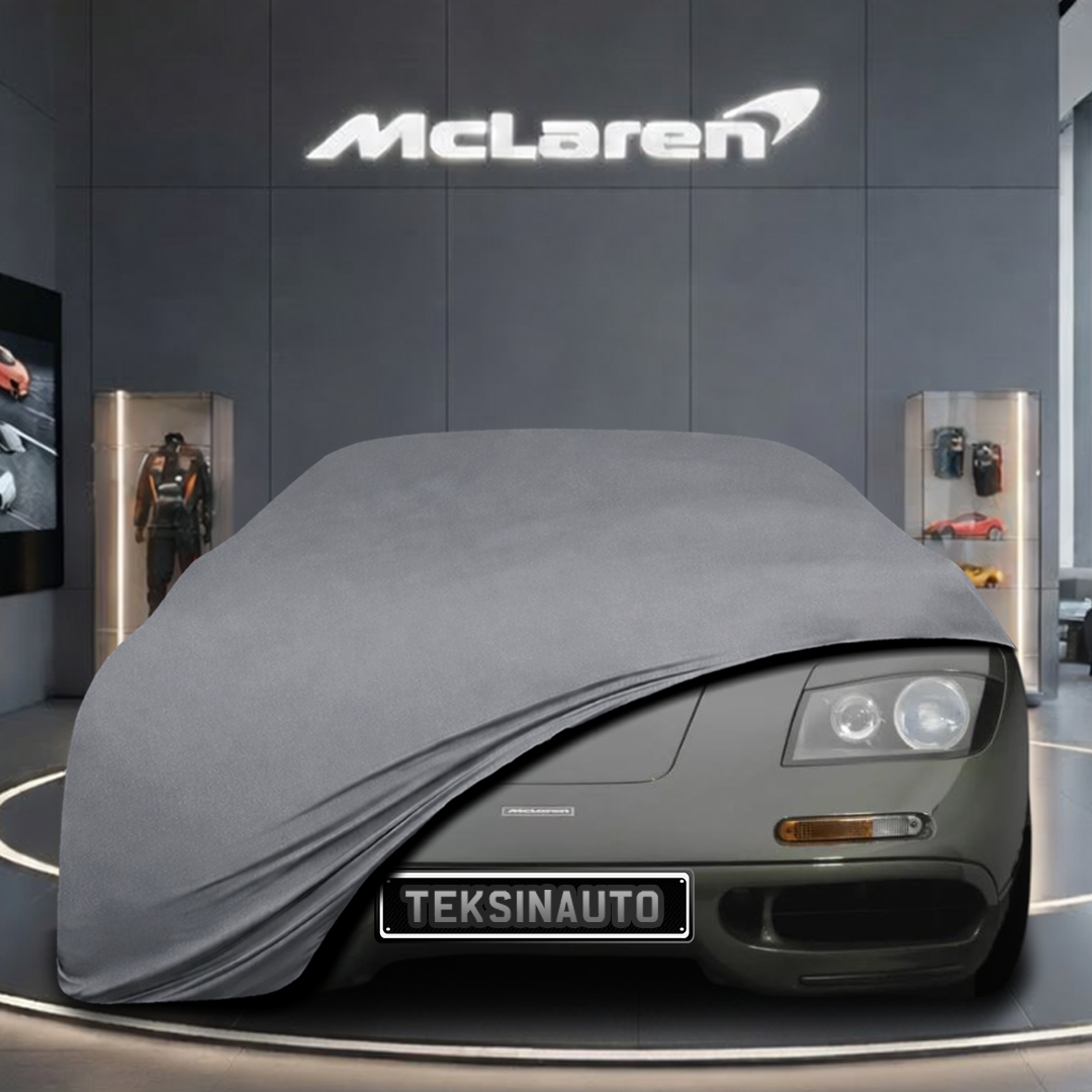 McLaren LM (1995-2000) Custom Fit Indoor Car Cover Soft Stretch Black Gray Blue Red Dust Protection Garage Cover Laser Cut + Bag