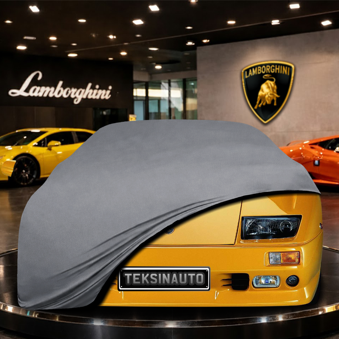 Lamborghini Diablo Roadster (1996-1999) Custom Fit Indoor Car Cover Soft Stretch Black Gray Blue Red Dust Protection Garage Cover Laser Cut + Bag