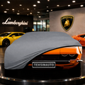 Lamborghini Jarama (1970-1976) Custom Fit Indoor Car Cover Soft Stretch Black Gray Blue Red Dust Protection Garage Cover Laser Cut + Bag