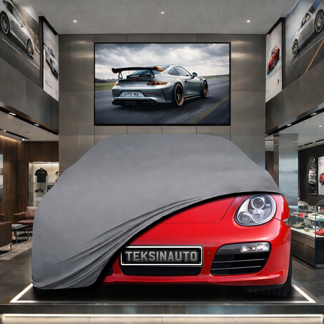 Porsche Boxster 987 (2004-2012) Custom Fit Indoor Car Cover Soft Stretch Black Gray Blue Red Dust Protection Garage Cover Laser Cut + Bag
