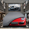 Porsche Boxster 987 (2004-2012) Custom Fit Indoor Car Cover Soft Stretch Black Gray Blue Red Dust Protection Garage Cover Laser Cut + Bag