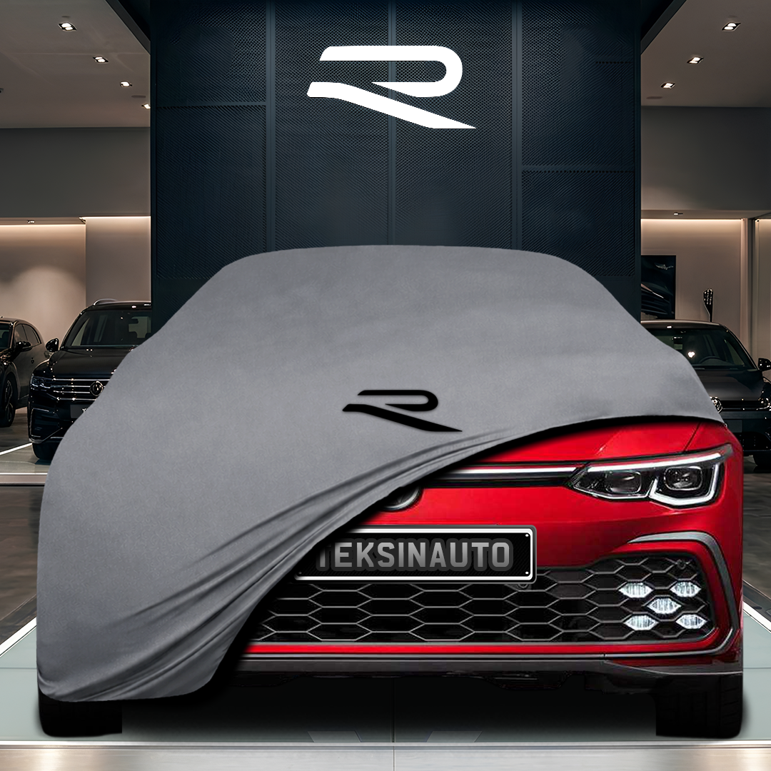VOLKSWAGEN GOLF 8 (2020-) Custom Fit Indoor Car Cover Soft Stretch Black Gray Blue Red Dust Protection Garage Cover Laser Cut + Bag