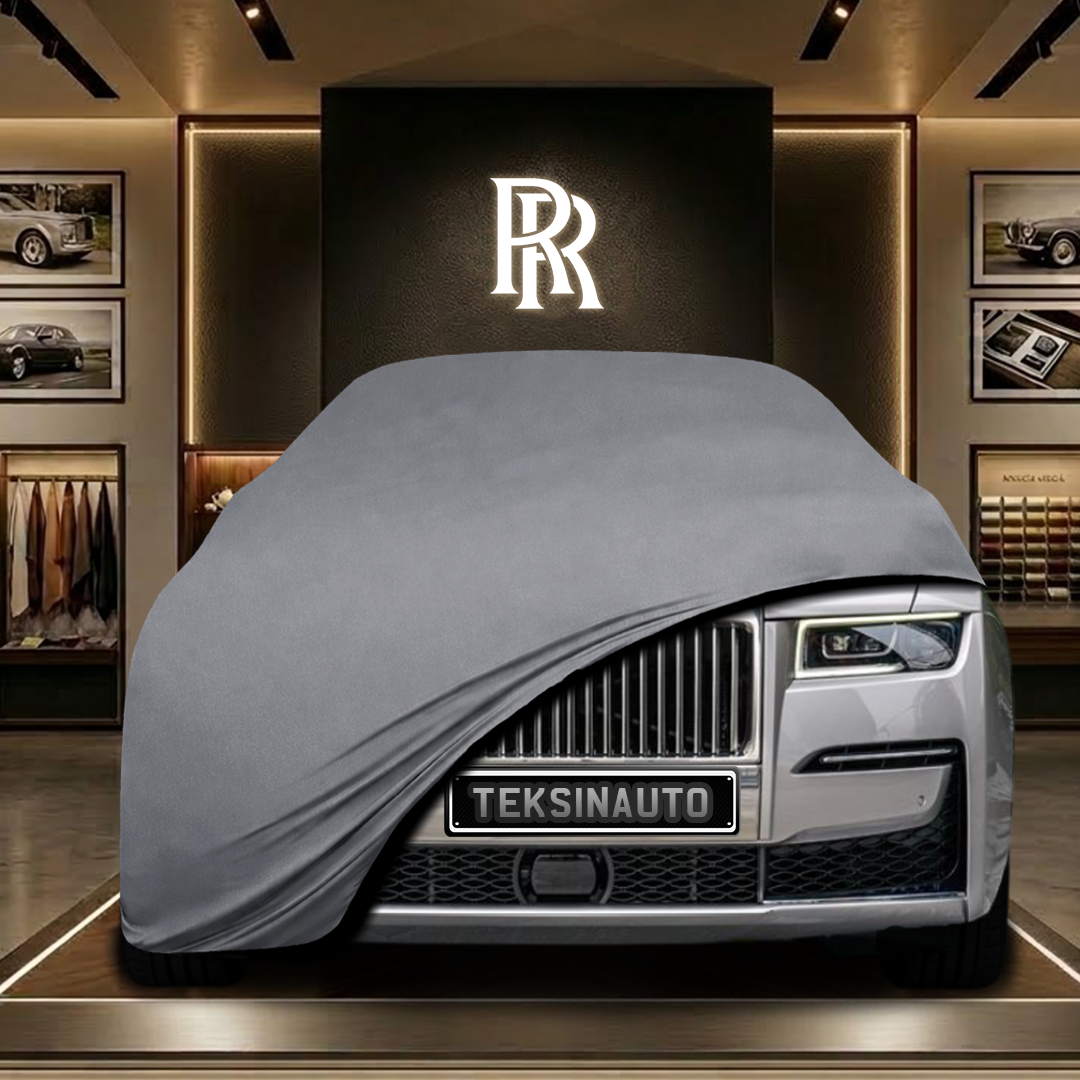 Rolls Royce Ghost 2021 Ghost EWB (2020-) Custom Fit Indoor Car Cover Soft Stretch Black Gray Blue Red Dust Protection Garage Cover Laser Cut + Bag