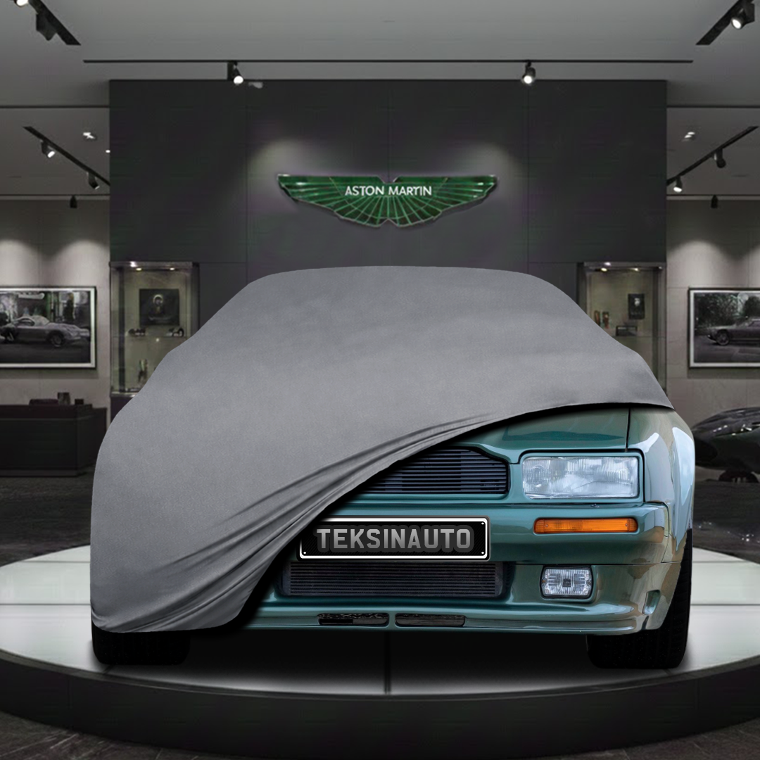 ASTON MARTİN VİRAGE VANTAGE 1988-2000 Custom Fit Indoor Car Cover Soft Stretch Black Gray Blue Red Dust Protection Garage Cover Laser Cut + Bag