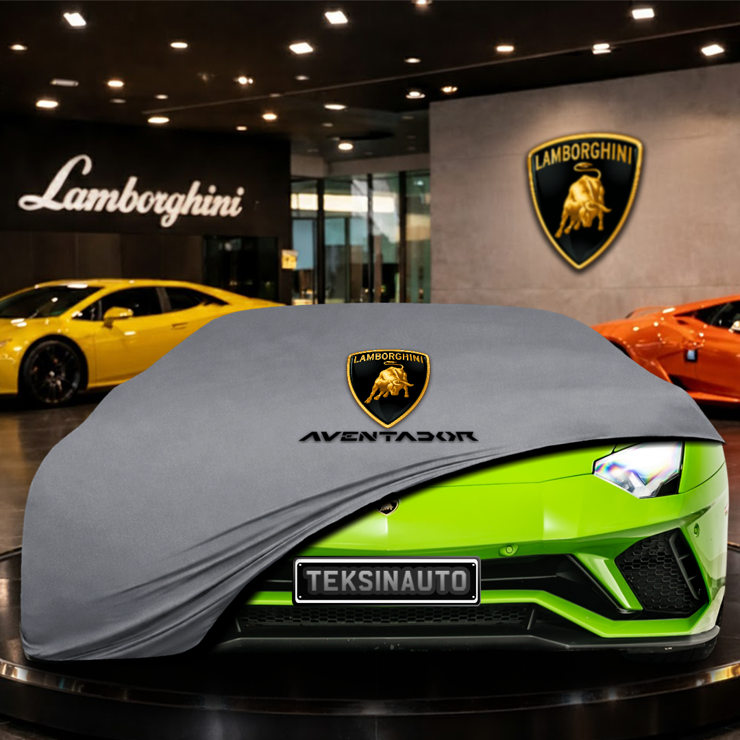 Lamborghini Aventador S Coupe (2017-) Indoor Car Cover Custom Fit, Black, Gray, Blue, Red Color