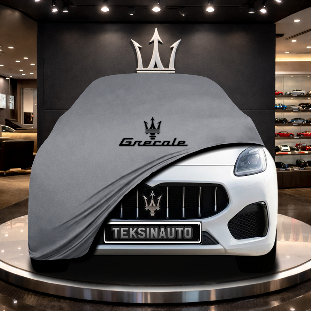 MASERATİ GRECALE (2022-) Custom Fit Indoor Car Cover Soft Stretch Black Gray Blue Red Dust Protection Garage Cover Laser Cut + Bag