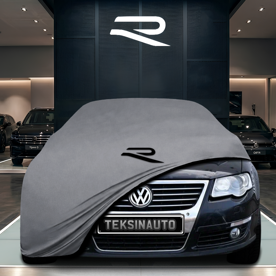 Volkswagen Passat B6 Sedan (2005-2010) Custom Fit Indoor Car Cover Soft Stretch Black Gray Blue Red Dust Protection Garage Cover Laser Cut + Bag