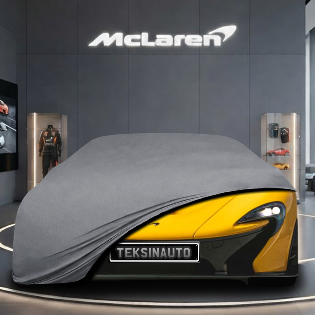 McLaren P1 (2013-2015) Custom Fit Indoor Car Cover Soft Stretch Black Gray Blue Red Dust Protection Garage Cover Laser Cut + Bag