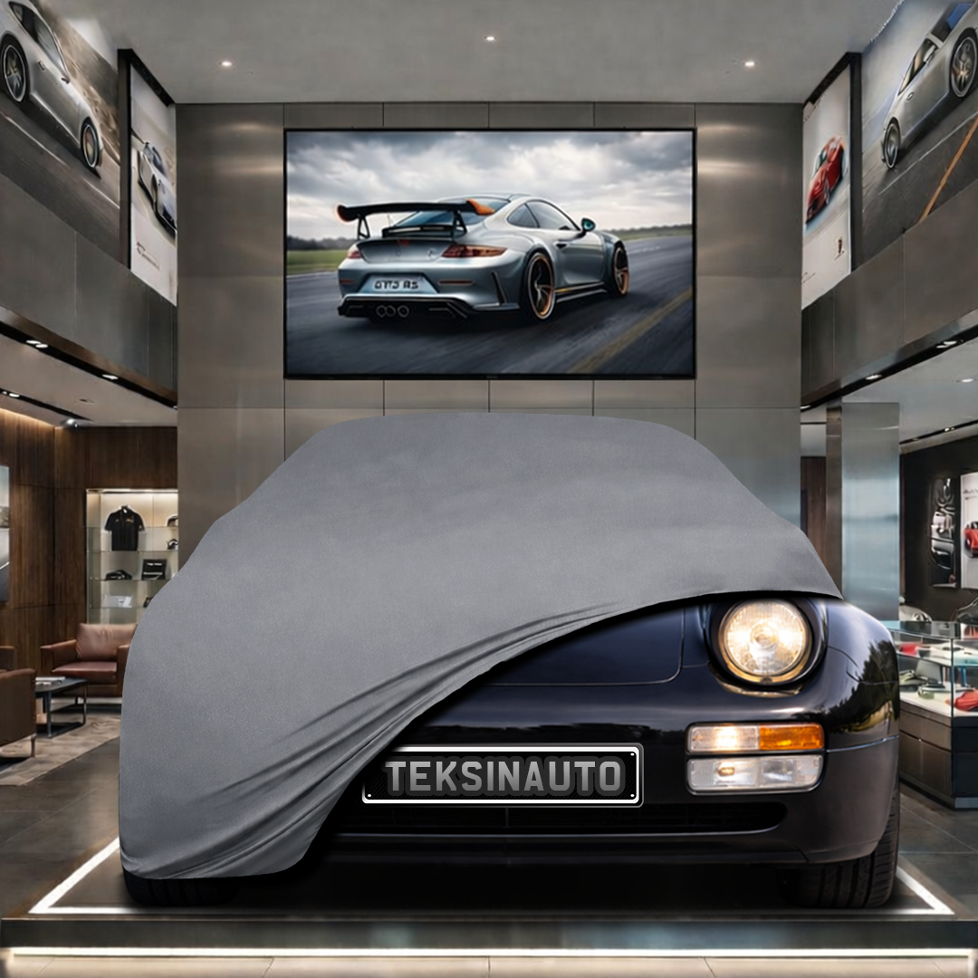 PORSCHE 968 1991-1995 Custom Fit Indoor Car Cover Soft Stretch Black Gray Blue Red Dust Protection Garage Cover Laser Cut + Bag