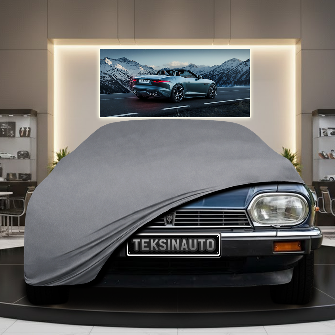 JAGUAR XJS COUPE 1975-1996 Custom Fit Indoor Car Cover Soft Stretch Black Gray Blue Red Dust Protection Garage Cover Laser Cut + Bag