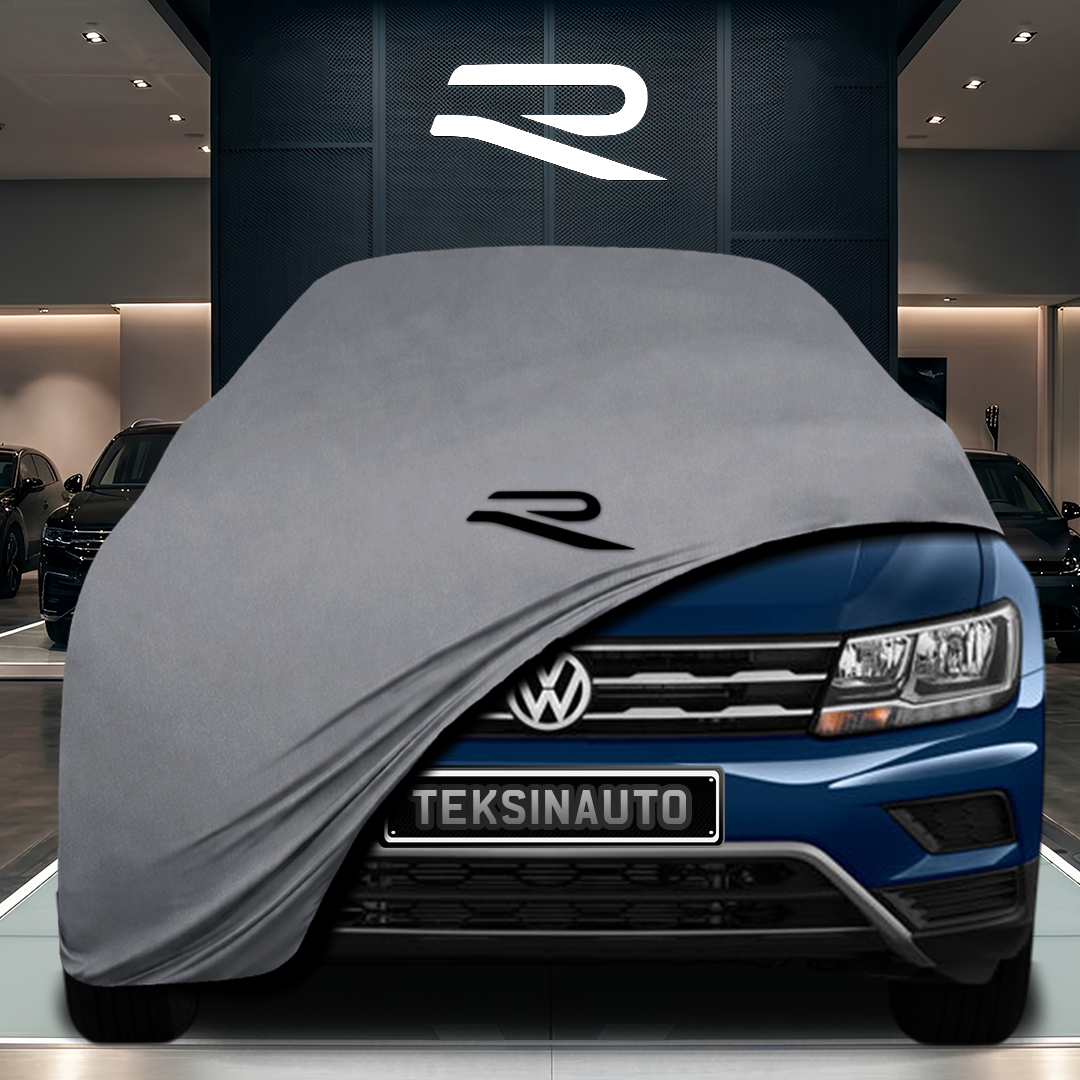 Volkswagen Tiguan 2 (2016-2020) Custom Fit Indoor Car Cover Soft Stretch Black Gray Blue Red Dust Protection Garage Cover Laser Cut + Bag