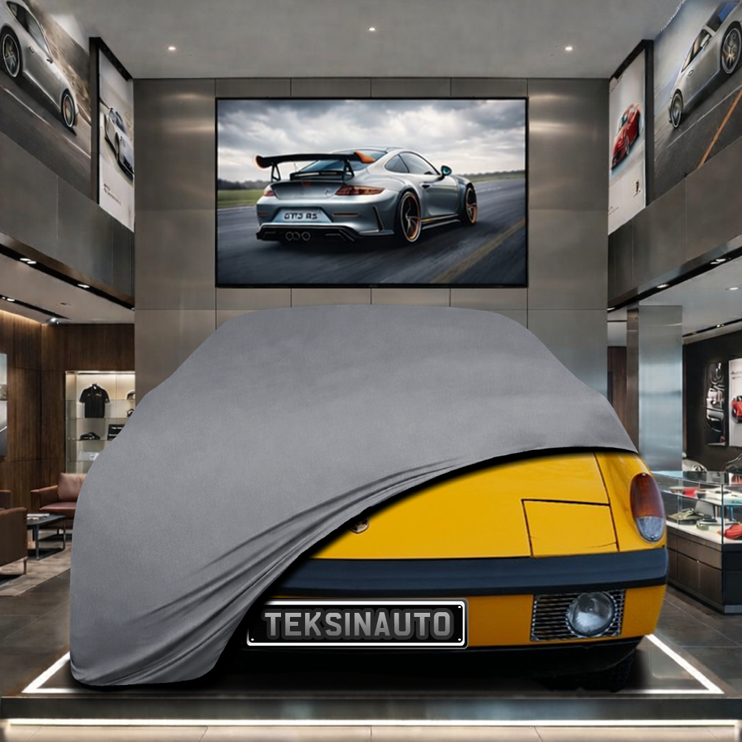 PORSCHE 914 1969-1976 Custom Fit Indoor Car Cover Soft Stretch Black Gray Blue Red Dust Protection Garage Cover Laser Cut + Bag