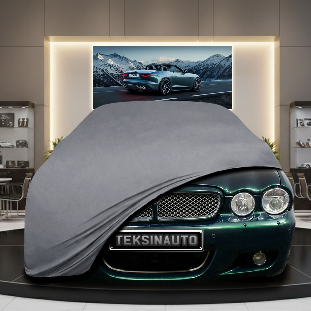 Jaguar XJ (X358) (2007-2009) Custom Fit Indoor Car Cover Soft Stretch Black Gray Blue Red Dust Protection Garage Cover Laser Cut + Bag