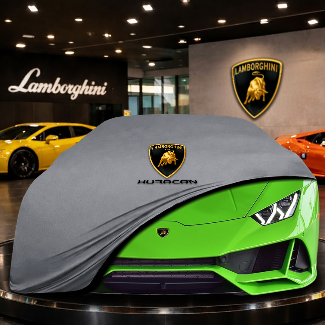 Lamborghini Huracan Evo Spyder (2019-) Custom Fit Indoor Car Cover Soft Stretch Black Gray Blue Red Dust Protection Garage Cover Laser Cut + Bag