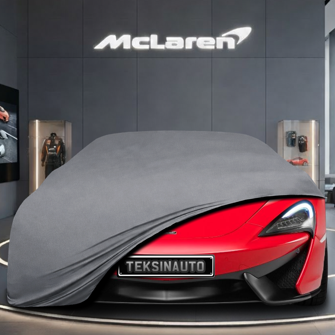 McLaren 540C (2015-) Custom Fit Indoor Car Cover Soft Stretch Black Gray Blue Red Dust Protection Garage Cover Laser Cut + Bag