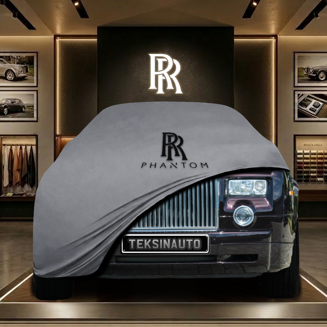 Rolls Royce Phantom 7 (2003-2016) Custom Fit Indoor Car Cover Soft Stretch Black Gray Blue Red Dust Protection Garage Cover Laser Cut + Bag