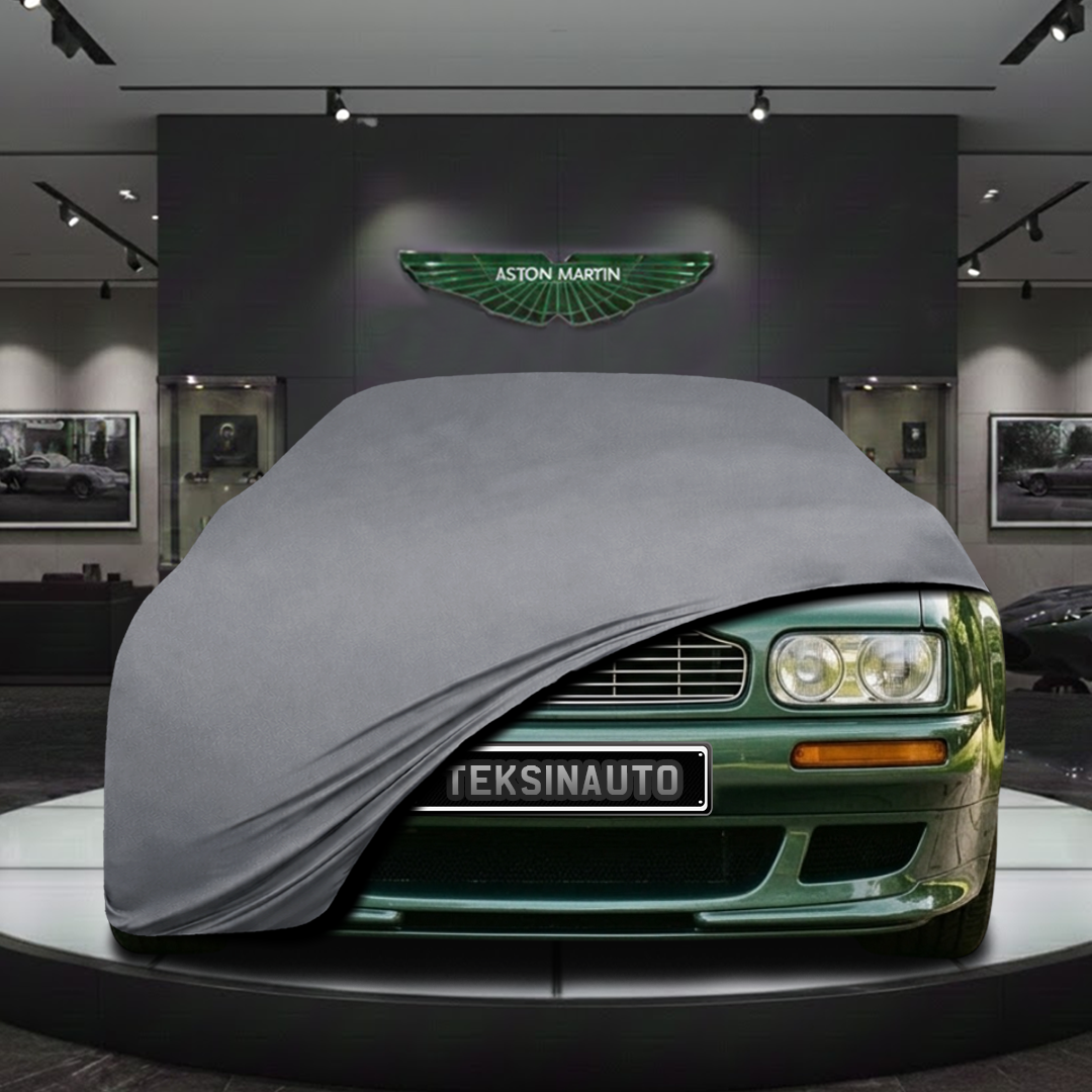 ASTON MARTİN VİRAGE SALOON 1993-1999 Custom Fit Indoor Car Cover Soft Stretch Black Gray Blue Red Dust Protection Garage Cover Laser Cut + Bag