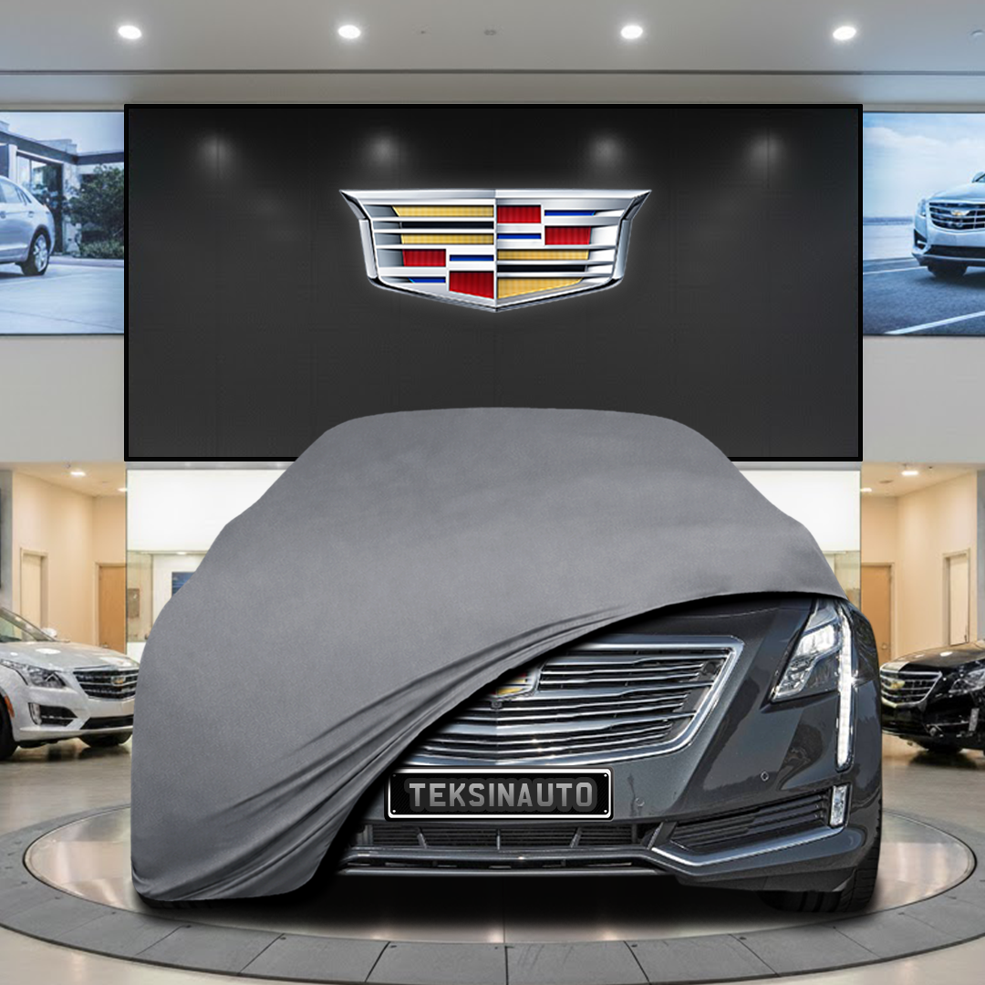Cadillac CT6 Custom Fit Indoor Car Cover Soft Stretch Black Gray Blue Red Dust Protection Garage Cover Laser Cut + Bag