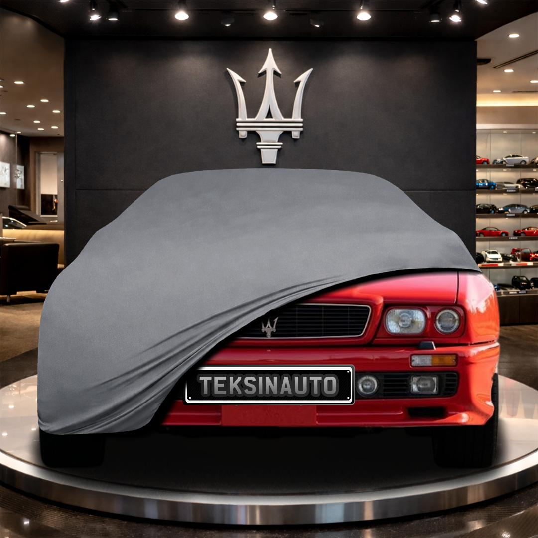 MASERATİ SHAMAL (1989-1995) Custom Fit Indoor Car Cover Soft Stretch Black Gray Blue Red Dust Protection Garage Cover Laser Cut + Bag