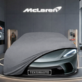 McLaren GT (2019-2023) Custom Fit Indoor Car Cover Soft Stretch Black Gray Blue Red Dust Protection Garage Cover Laser Cut + Bag