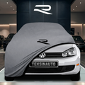 Volkswagen Golf 6 (2008-2012) Custom Fit Indoor Car Cover Soft Stretch Black Gray Blue Red Dust Protection Garage Cover Laser Cut + Bag