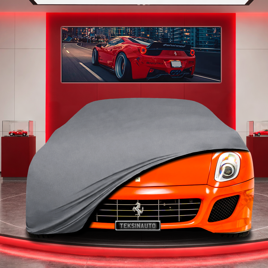 Ferrari SA Aperta Custom Fit Indoor Car Cover Soft Stretch Black Gray Blue Red Dust Protection Garage Cover Laser Cut + Bag