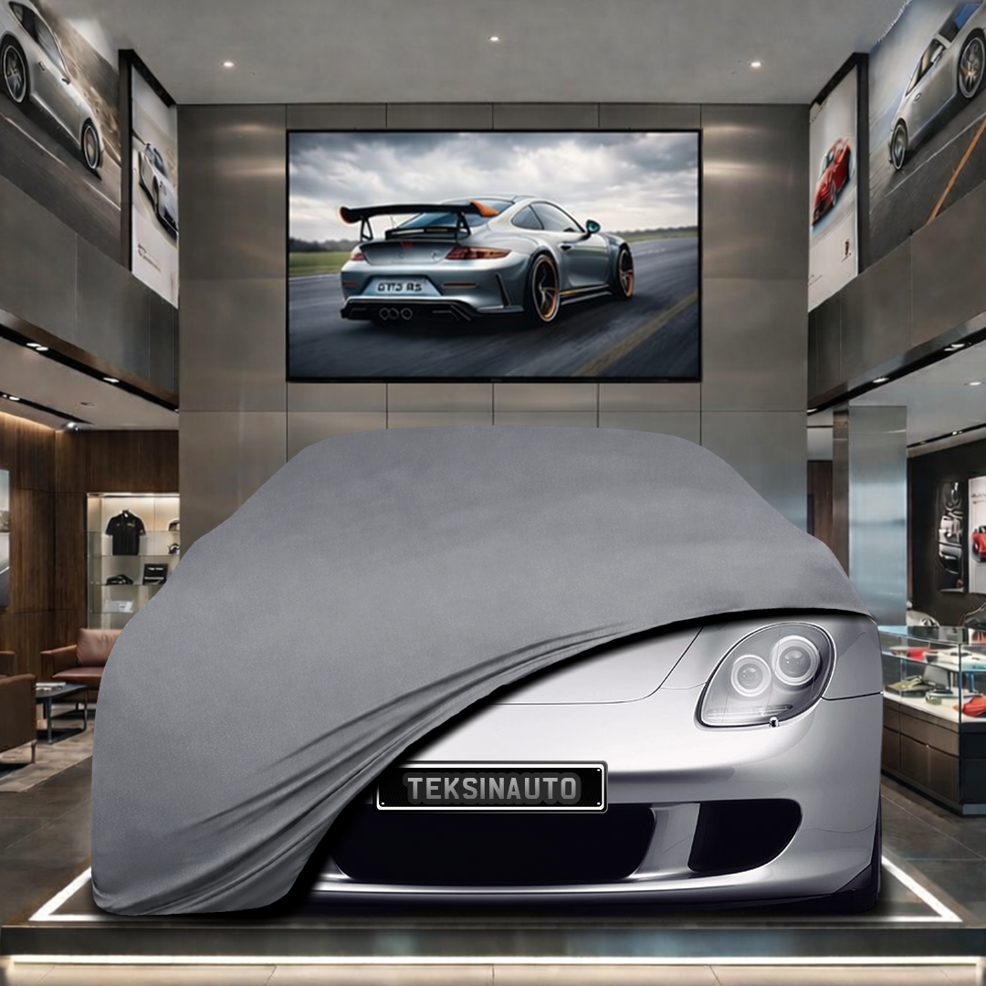 Porsche Carrera GT Custom Fit Indoor Car Cover Soft Stretch Black Gray Blue Red Dust Protection Garage Cover Laser Cut + Bag