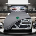 Alfa Romeo Stelvio (2022-) Custom Fit Indoor Car Cover Soft Stretch Black Gray Blue Red Dust Protection Garage Cover Laser Cut + Bag