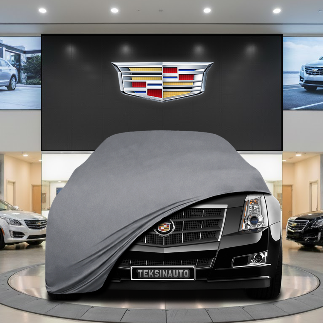 Cadillac CTS2 (2008-2014) Custom Fit Indoor Car Cover Soft Stretch Black Gray Blue Red Dust Protection Garage Cover Laser Cut + Bag