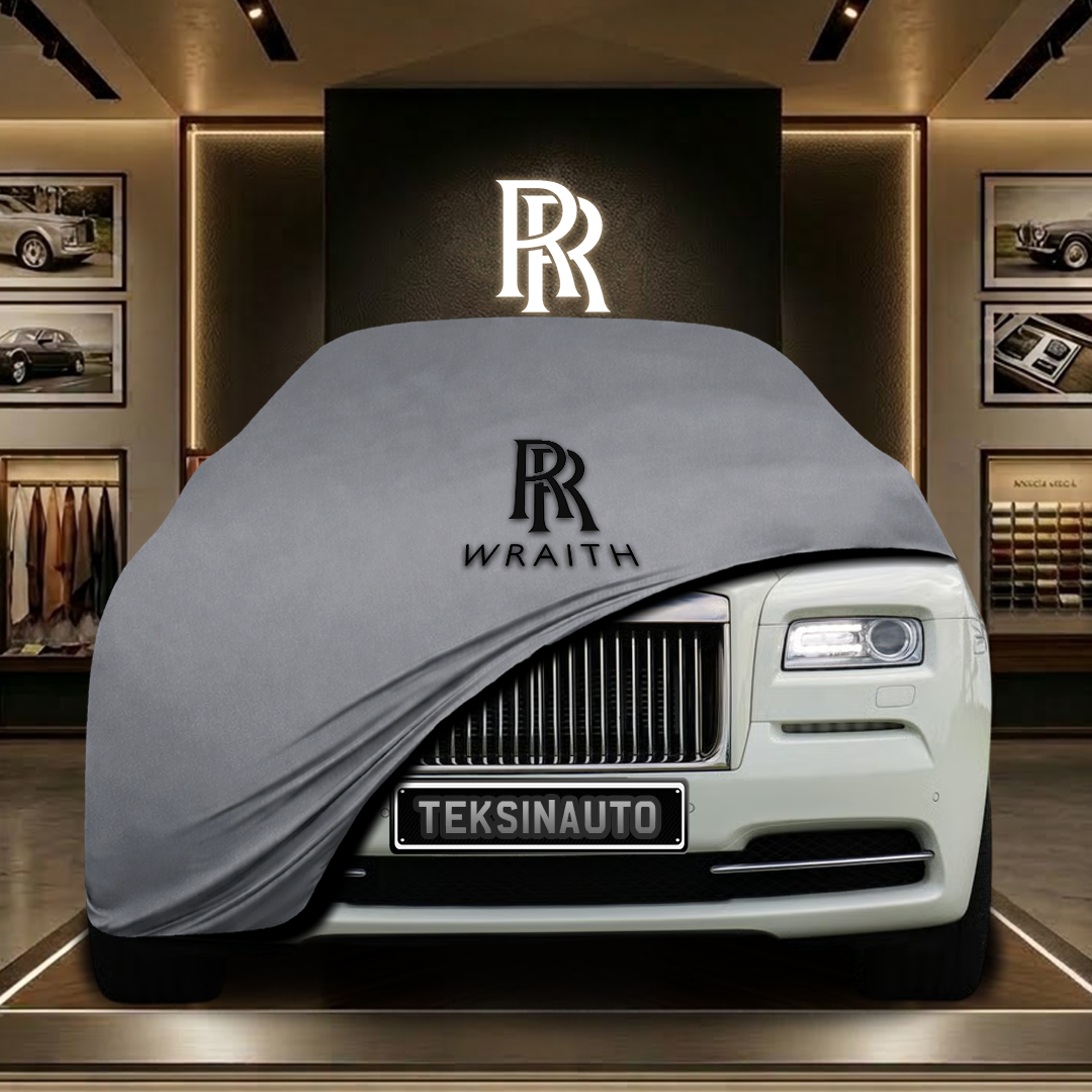Rolls Royce Wraith (2013-) Custom Fit Indoor Car Cover Soft Stretch Black Gray Blue Red Dust Protection Garage Cover Laser Cut + Bag