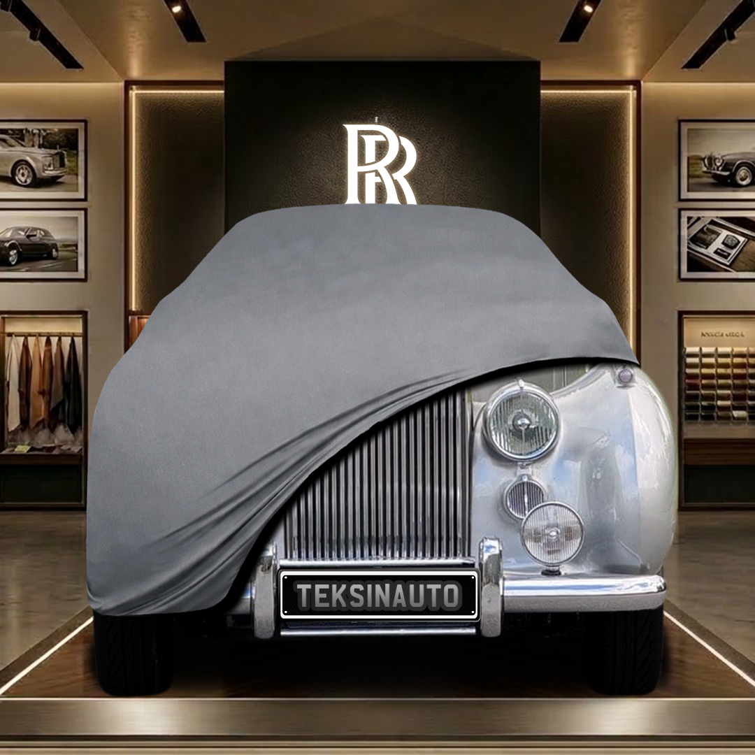Rolls Royce Silver Dawn (1951-1955) Custom Fit Indoor Car Cover Soft Stretch Black Gray Blue Red Dust Protection Garage Cover Laser Cut + Bag
