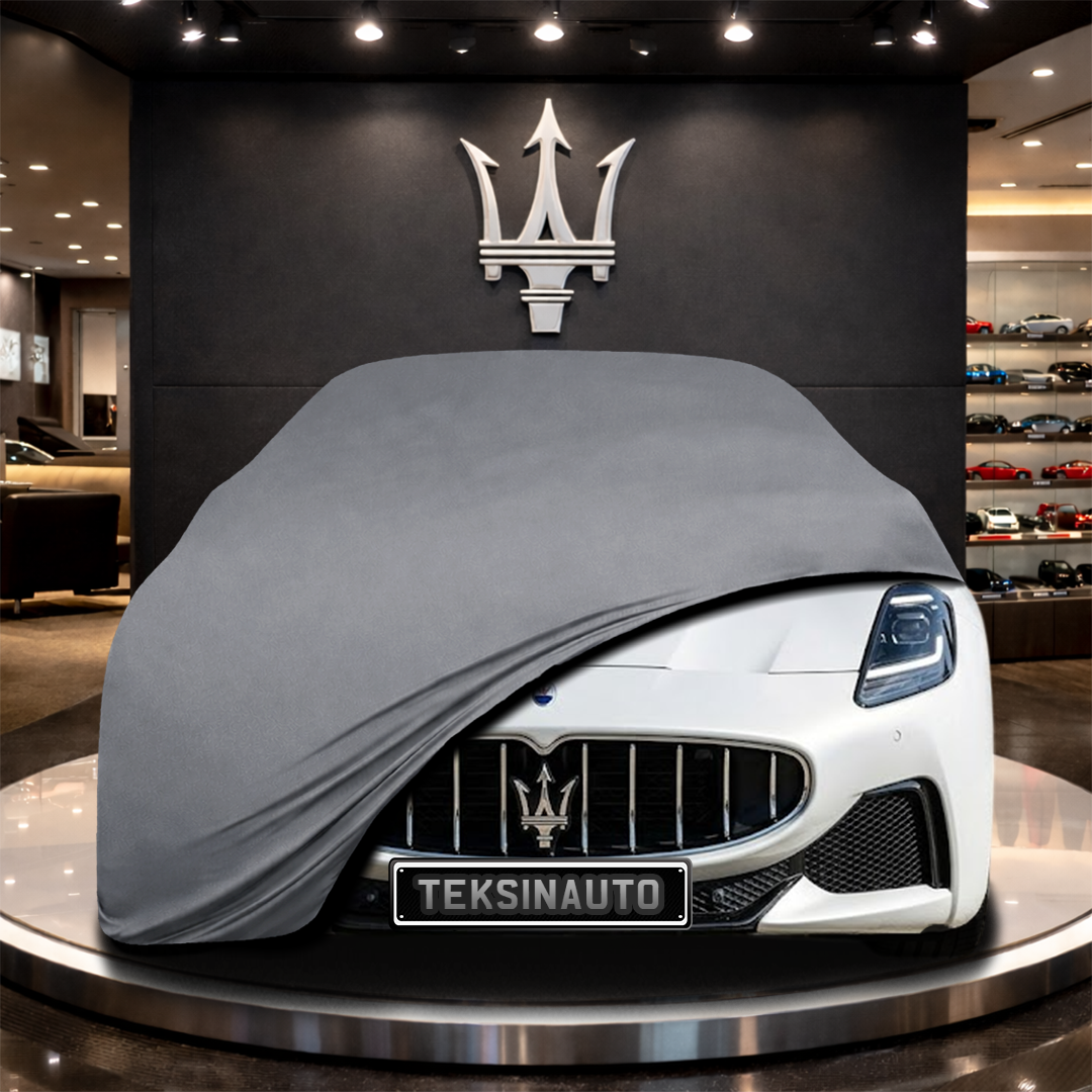 MASERATİ GRANCABRİO M189 (2024-) Custom Fit Indoor Car Cover Soft Stretch Black Gray Blue Red Dust Protection Garage Cover Laser Cut + Bag