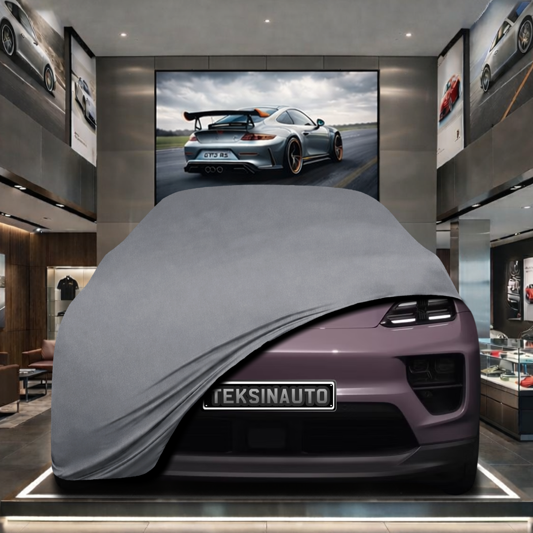 PORSCHE MACAN 2 ELECTRİC 2024- Custom Fit Indoor Car Cover Soft Stretch Black Gray Blue Red Dust Protection Garage Cover Laser Cut + Bag