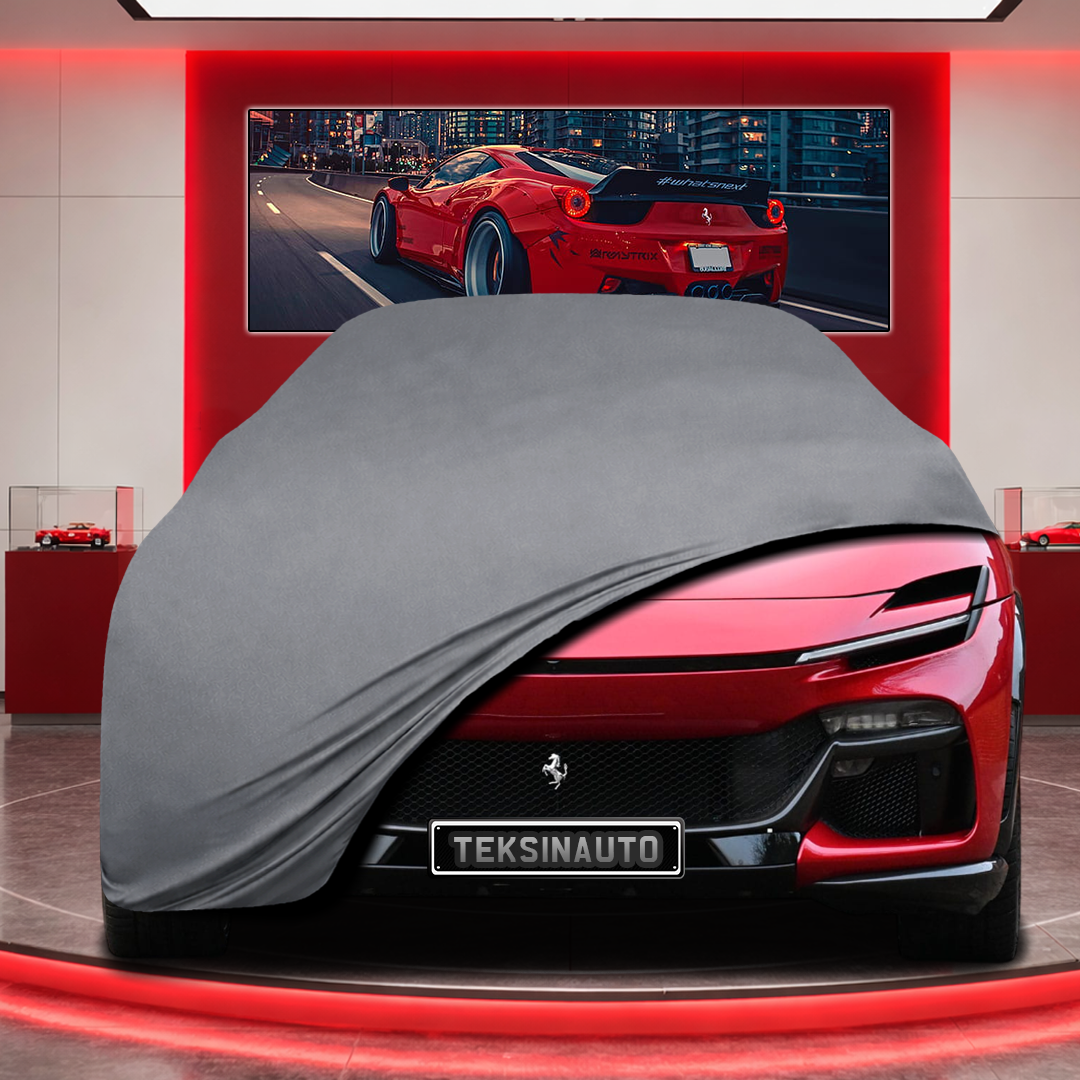 Ferrari Purosangue Custom Fit Indoor Car Cover Soft Stretch Black Gray Blue Red Dust Protection Garage Cover Laser Cut + Bag