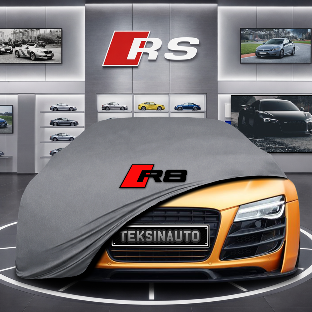 AUDİ R8 42 Custom Fit Indoor Car Cover Soft Stretch Black Gray Blue Red Dust Protection Garage Cover Laser Cut + Bag