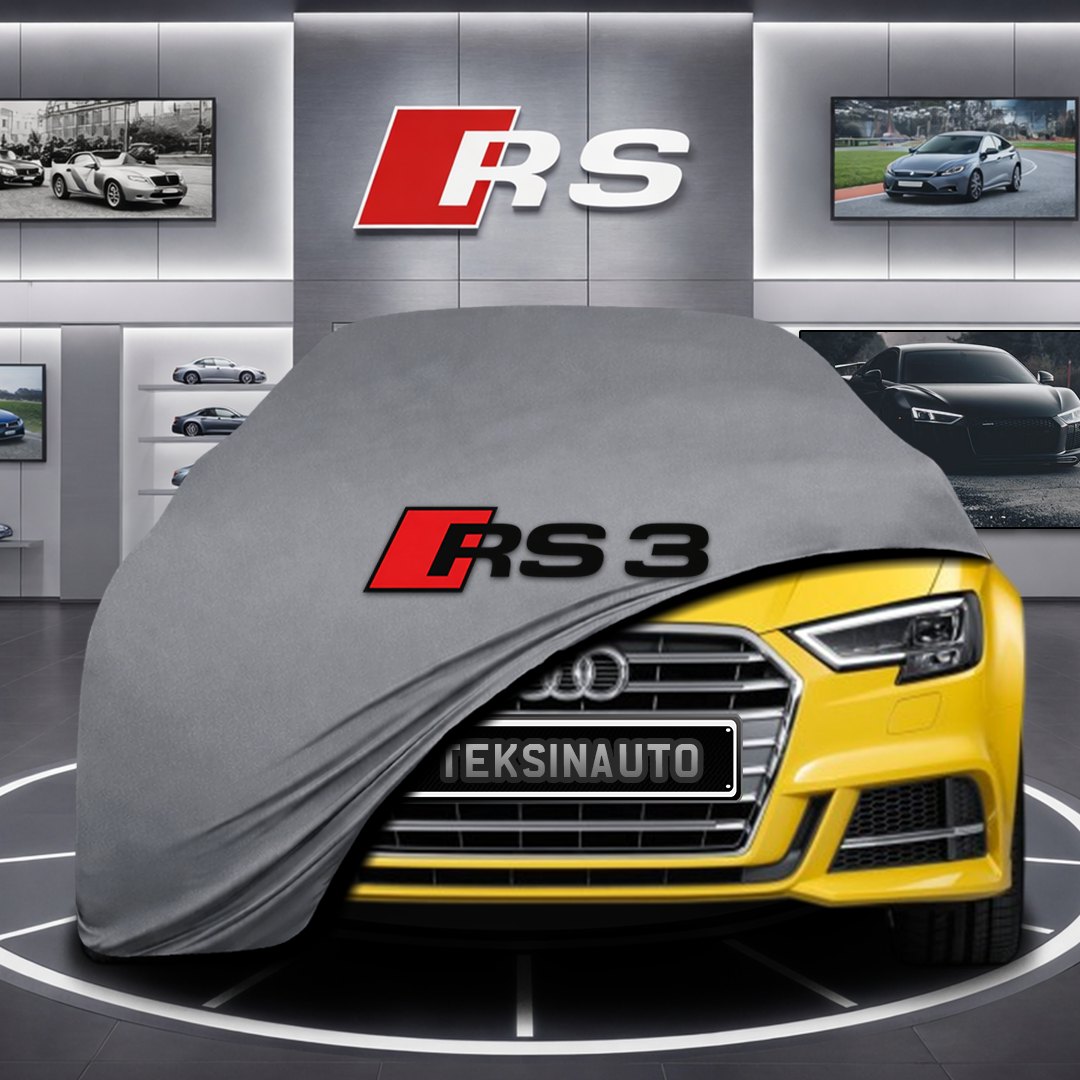 AUDİ A3 8V Custom Fit Indoor Car Cover Soft Stretch Black Gray Blue Red Dust Protection Garage Cover Laser Cut + Bag