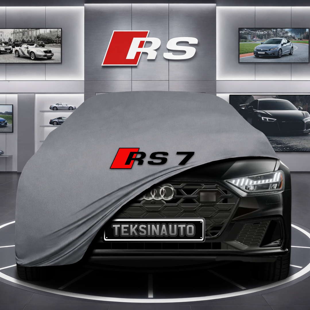 AUDİ A7L 2021- Custom Fit Indoor Car Cover Soft Stretch Black Gray Blue Red Dust Protection Garage Cover Laser Cut + Bag