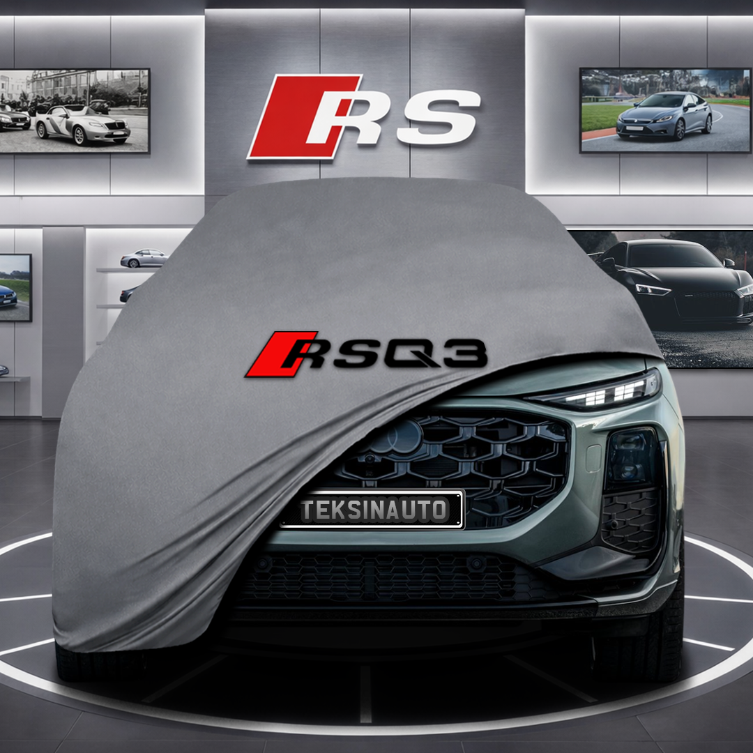 AUDİ Q3 FJ Custom Fit Indoor Car Cover Soft Stretch Black Gray Blue Red Dust Protection Garage Cover Laser Cut + Bag
