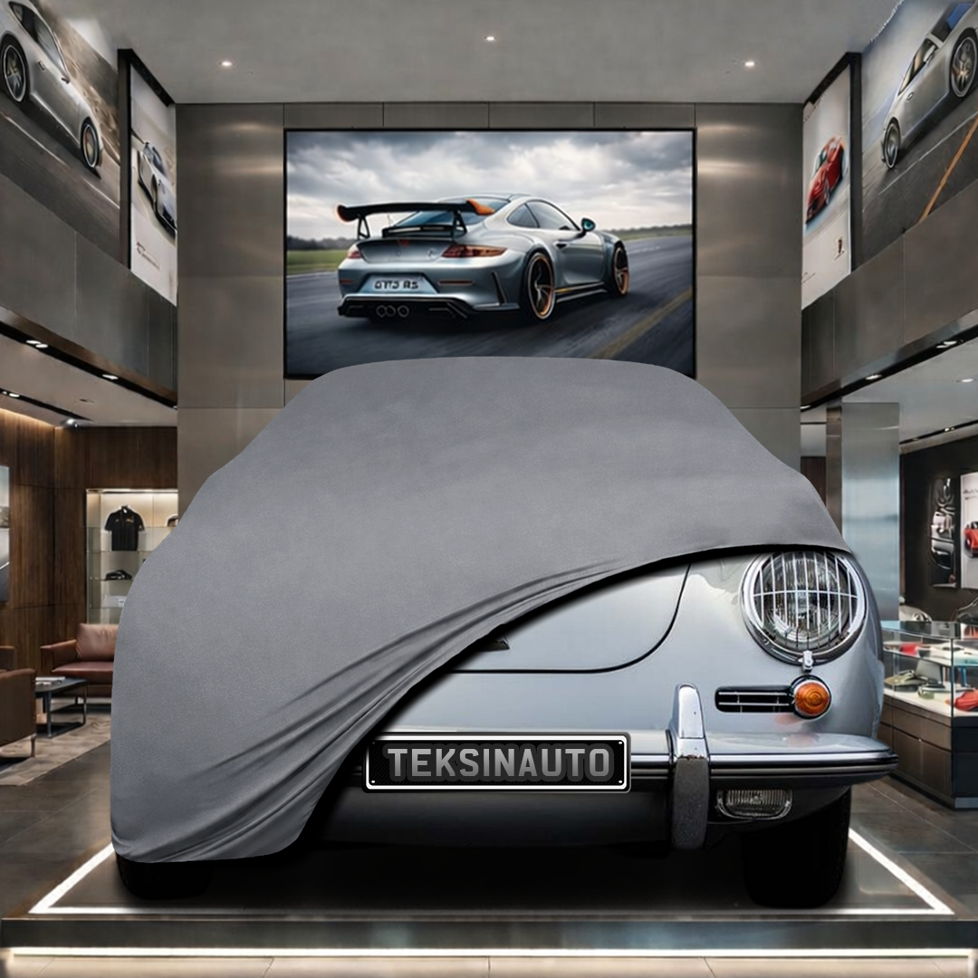 PORSCHE 356 1948-1955 Custom Fit Indoor Car Cover Soft Stretch Black Gray Blue Red Dust Protection Garage Cover Laser Cut + Bag